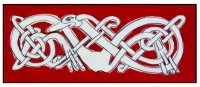 Long-Neck-Dog Celtic Design
