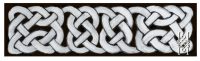 White Knotwork with break lines