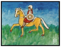 Gold-Horse-&-Rider