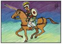 Roman Cavalry Horseman 350 AD