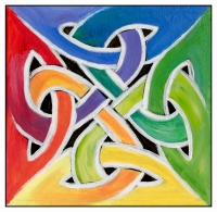 Knotwork on a Square