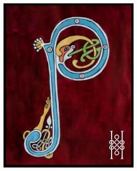 Decorated-Capital-P