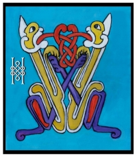 Lion-Pair-Letter-V