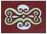 Pelta-Scrolls-Brooch