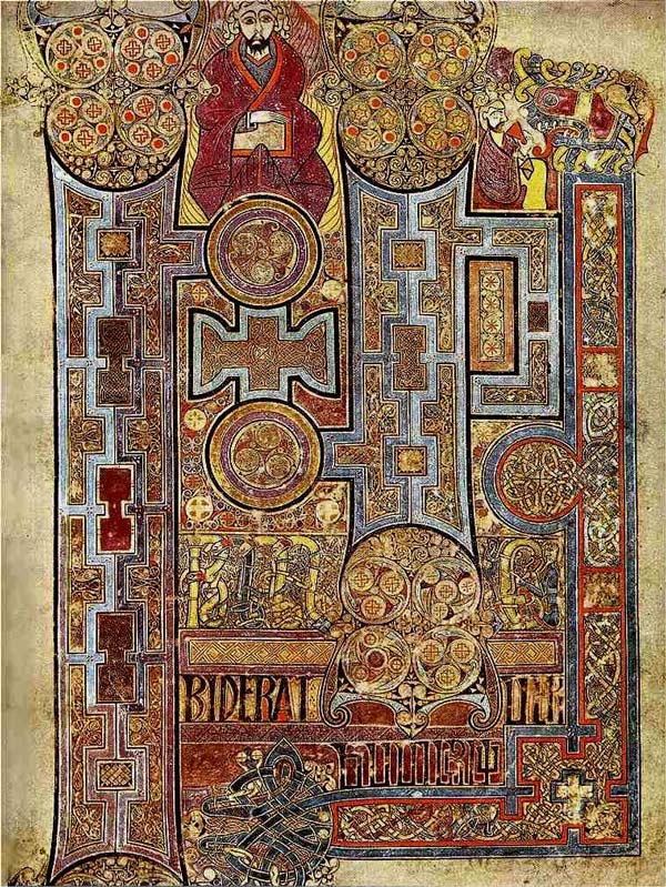 Book of Kells illuminated manuscript