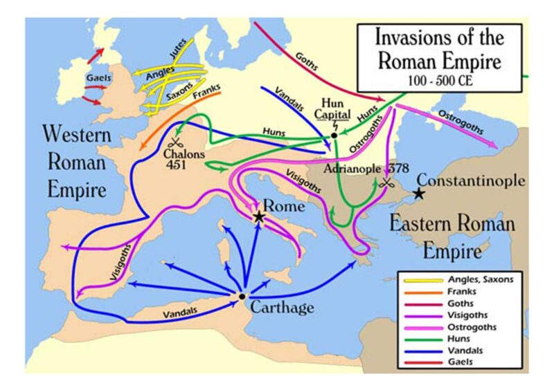 European Tribes at time of Roman Empire