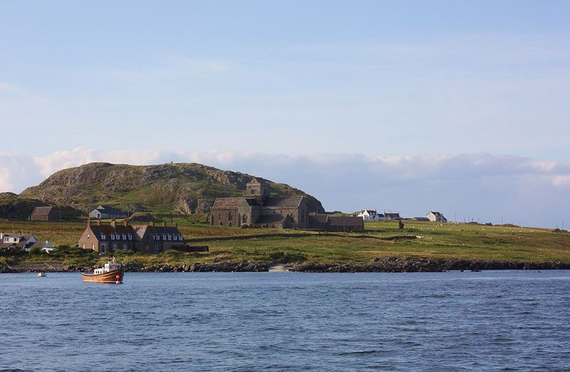 Isle of Iona showing the Abbey
