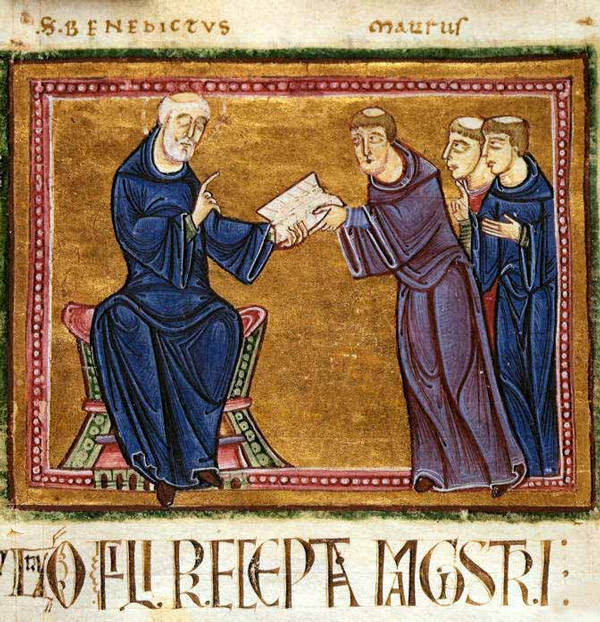 St Benedict leader of Benedictine Order